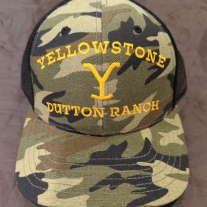 Yellowstone Dutton Ranch Camo Trucker Hat. OSFM. Brand New
